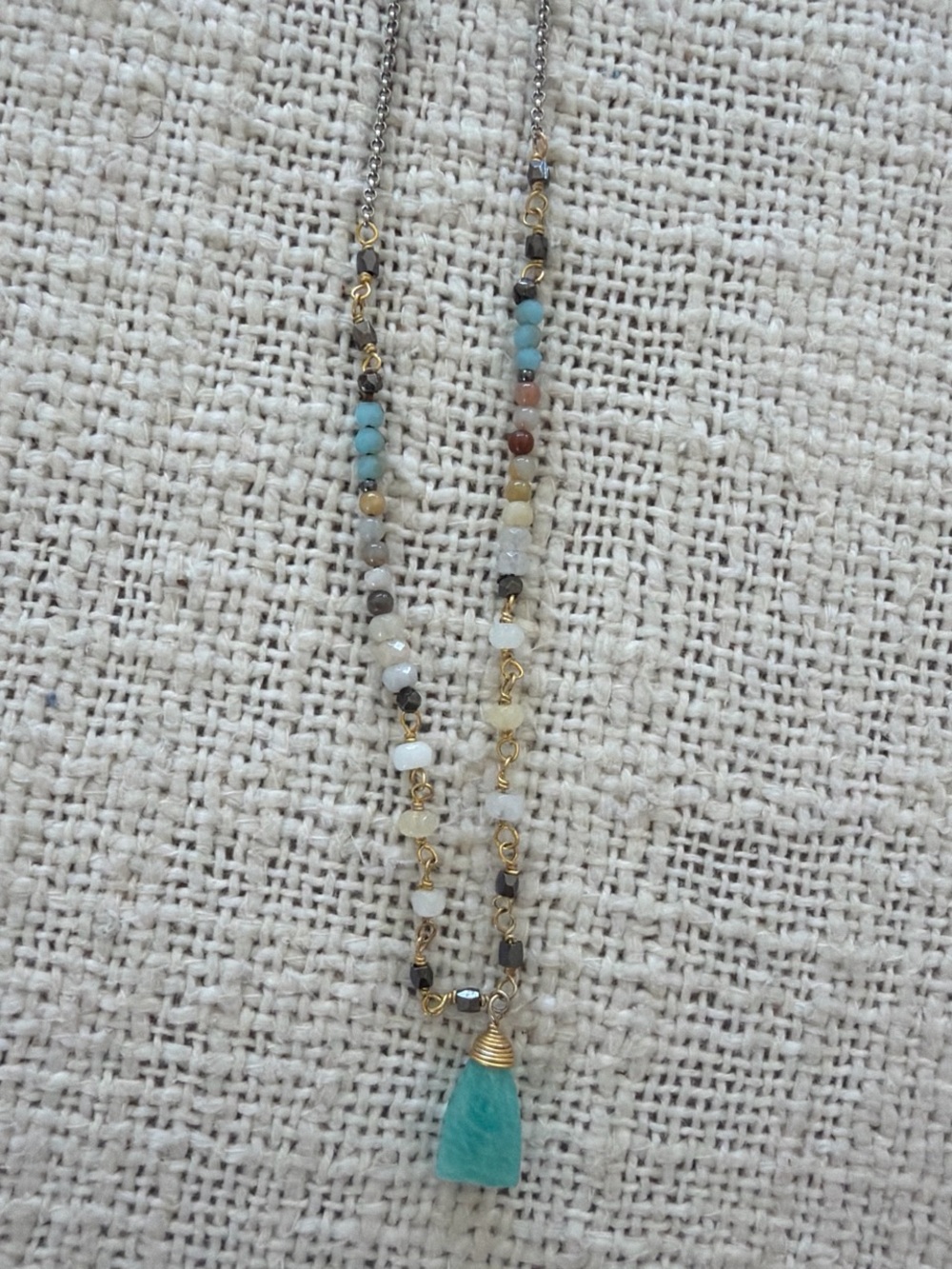 Nakamol Turquoise Pendant Beaded Necklace - Brand